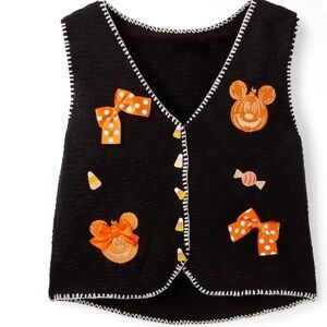 Disney Black Halloween Sweater Vest
